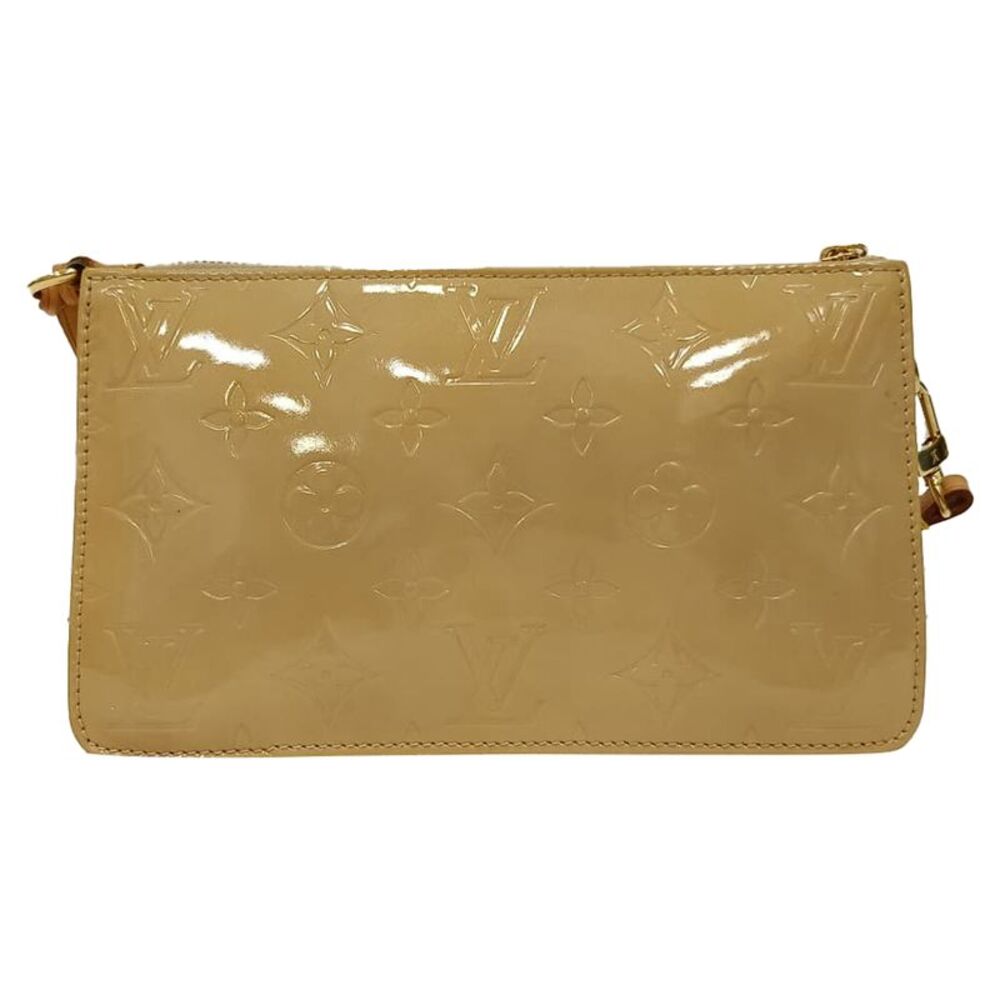 Louis Vuitton Lexington Monogram Pochette Bag in Beige Patent Leather - Picture 3 of 12